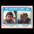 Nolan Cromwell/Lester Hayes #5 1981 Topps 1980 Interception Leaders Football NFL