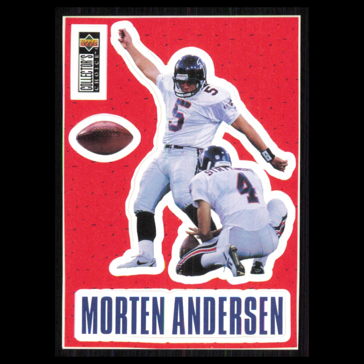 Morten Andersen #S7 1996 Collectors Choice Atlanta Falcons Football Card NFL NM