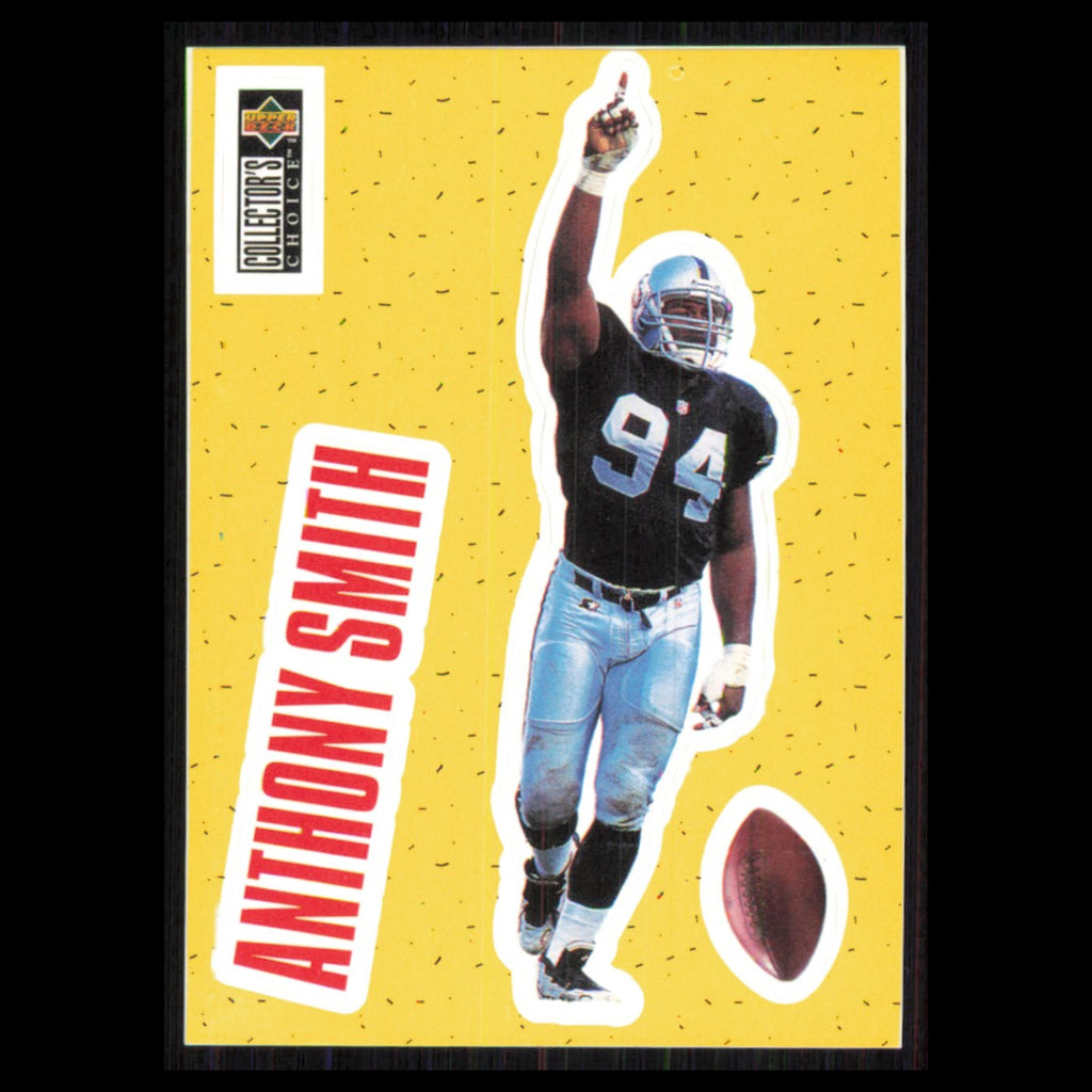 Anthony Smith #S5 1996 Collectors Choice Oakland Raiders Football Card NFL NM