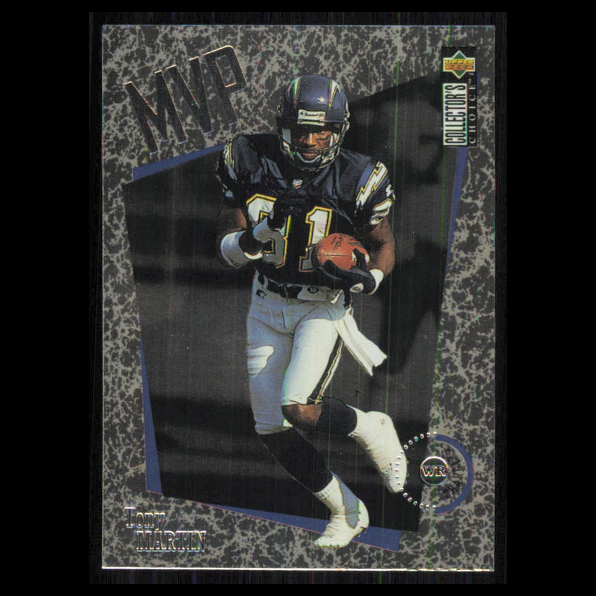 Tony Martin #M39 1996 Collectors Choice MVPs San Diego Chargers Football Card NM