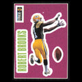 Robert Brooks #S17 1996 Collectors Choice Stick-Ums Green Bay Packers Football