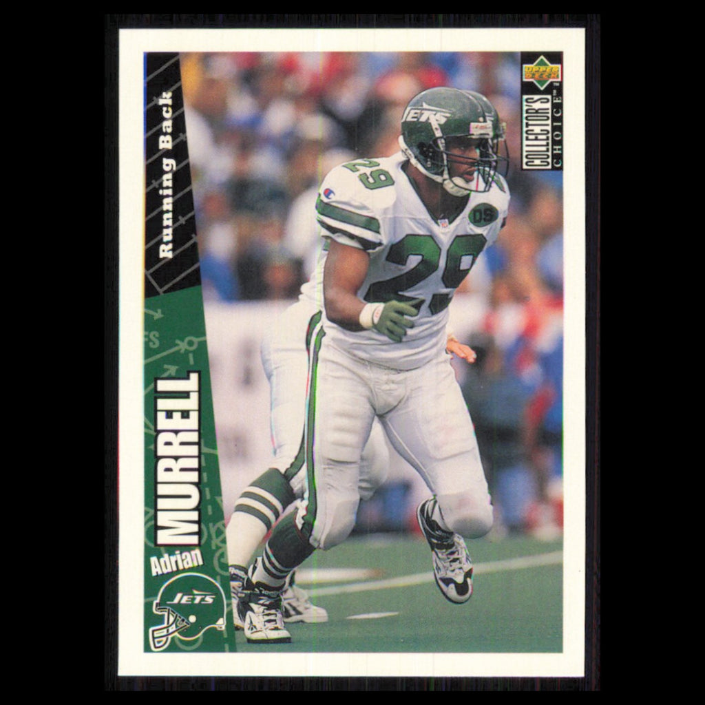 Adrian Murrell #128 1996 Collectors Choice New York Jets Football Card NFL NM