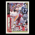 Leslie Shepherd #197 1996 Collectors Choice Washington Redskins Football Card NM