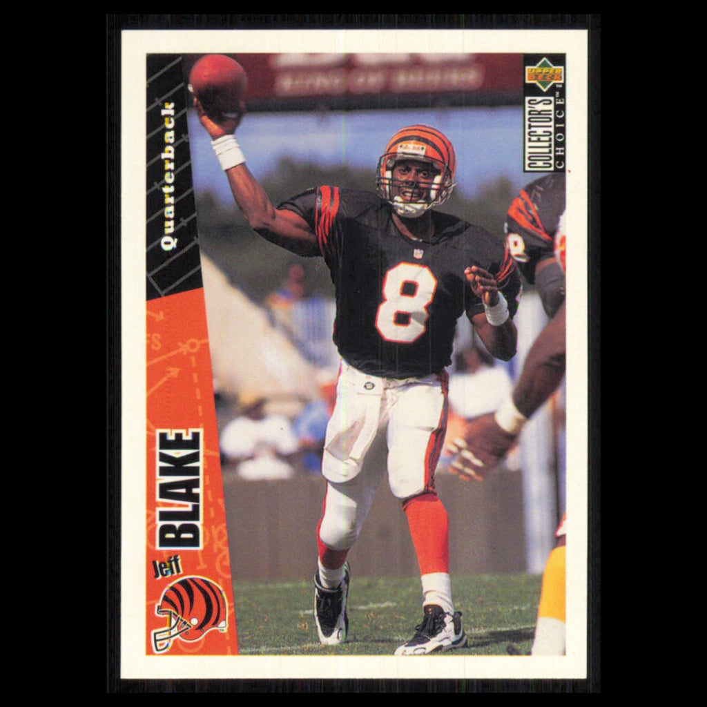 Jeff Blake #84 1996 Collectors Choice Cincinnati Bengals Football Card NFL NM