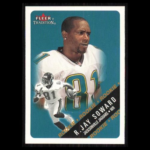 R. Jay Soward Rookie #379 2000 Fleer Tradition Jacksonville Jaguars Football NFL