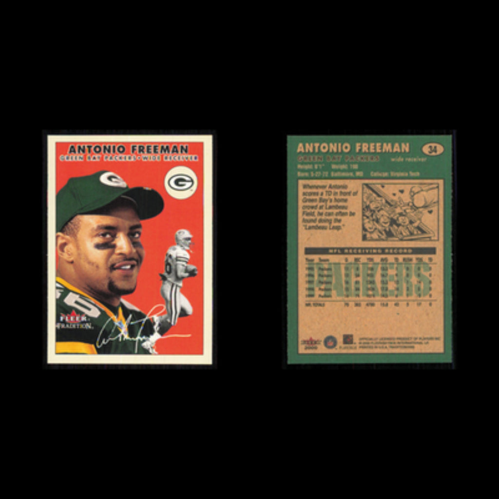 Antonio Freeman #34 2000 Fleer Tradition Green Bay Packers Football Card NFL NM