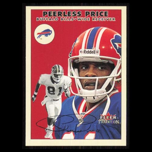 Peerless Price #3 2000 Fleer Tradition Buffalo Bills Football Card NFL NM