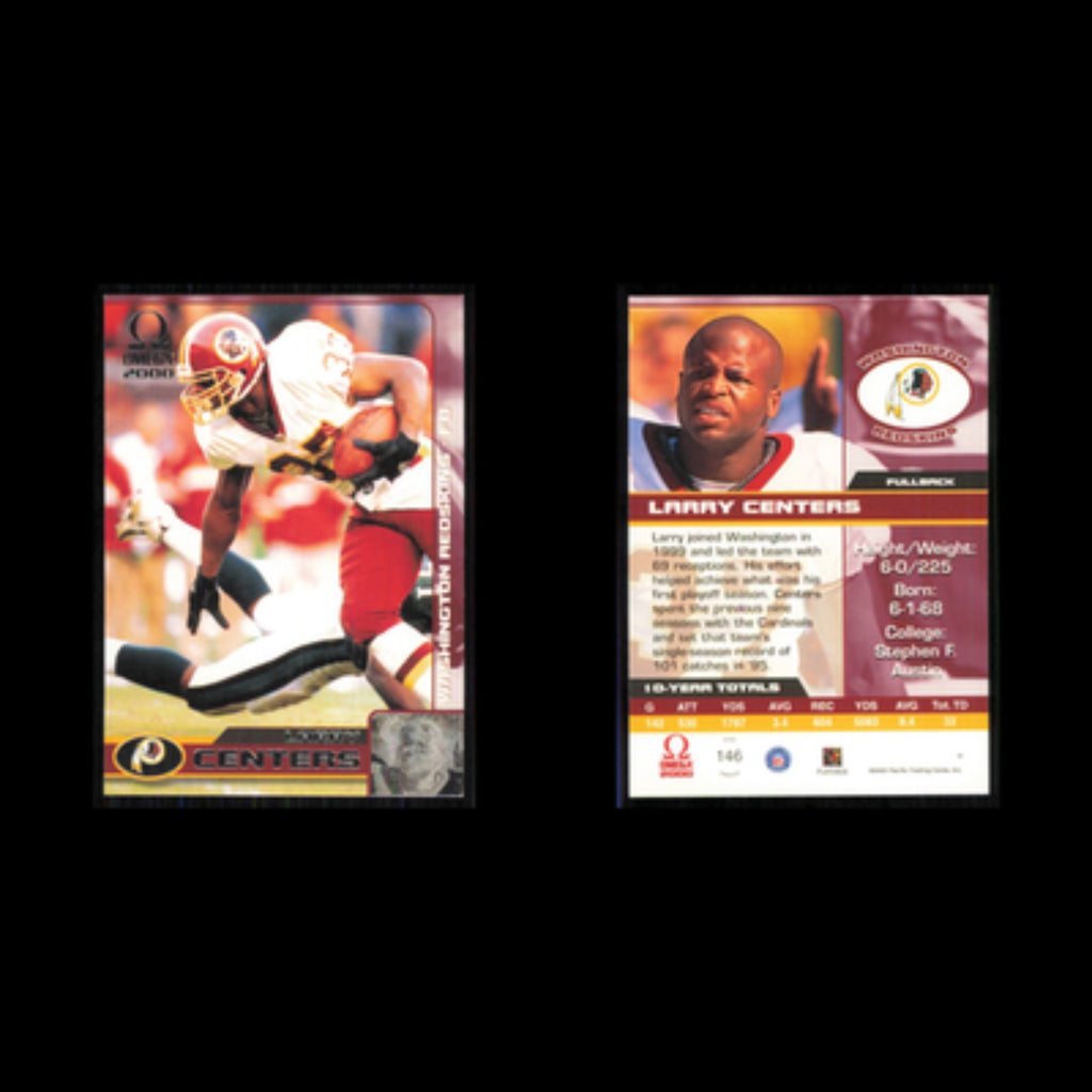Larry Centers #200 2000 Pacific Omega Washington Redskins Football Card NFL NM