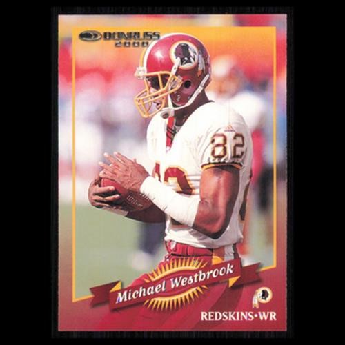Michael Westbrook #147 2000 Donruss Washington Redskins Football Card NFL NM