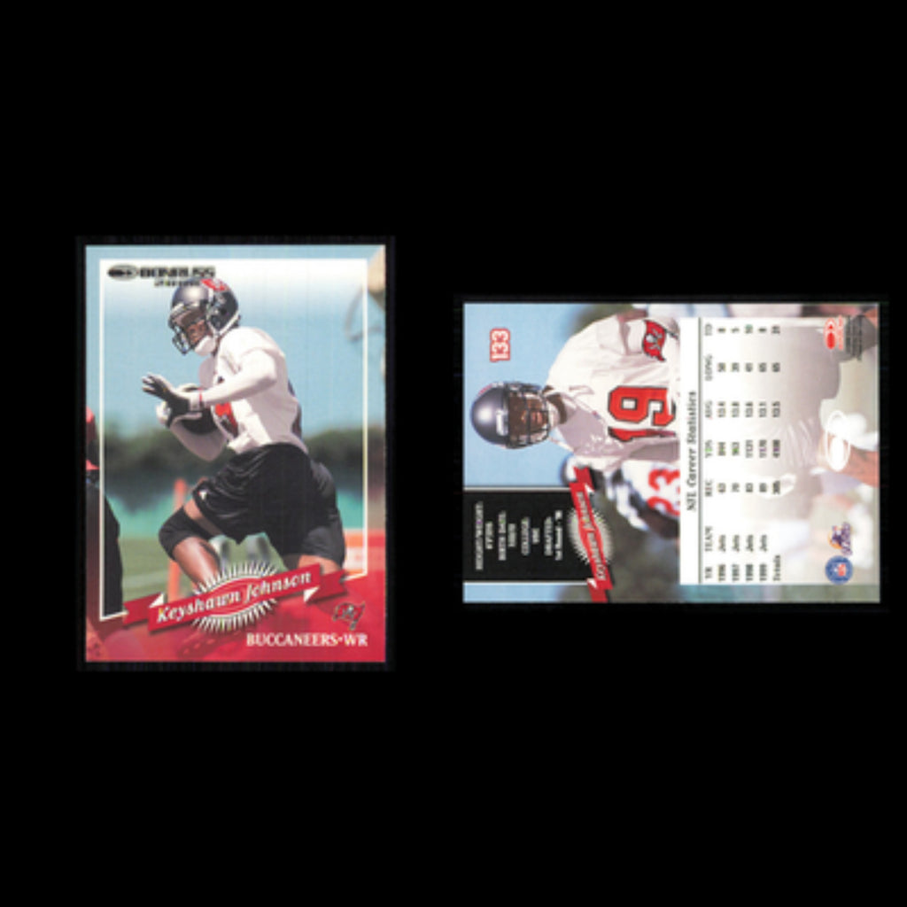 Keyshawn Johnson #133 2000 Donruss Tampa Bay Buccaneers Football Card NFL NM