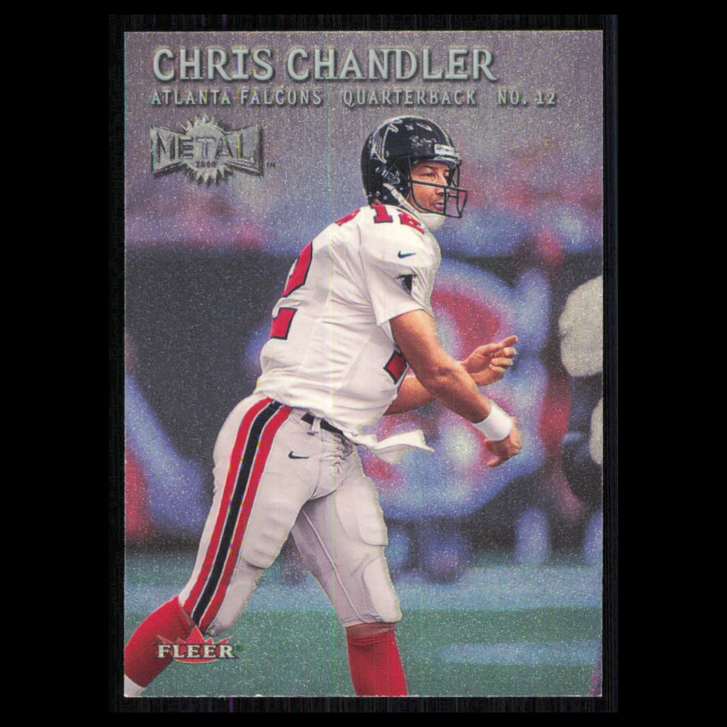 Chris Chandler #8 2000 Fleer Metal Atlanta Falcons Football Card NFL NM
