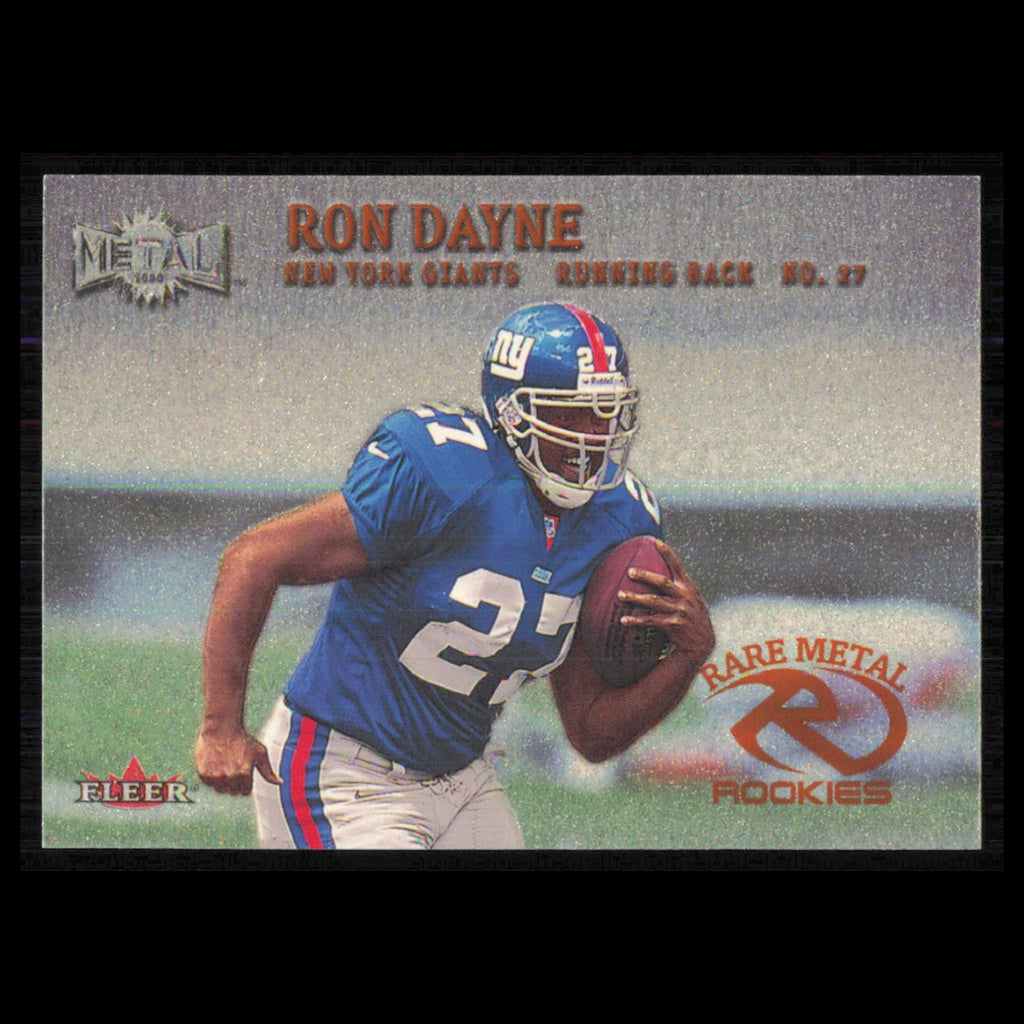 Ron Dayne Rookie #263 2000 Fleer Metal New York Giants Football Card NFL NM
