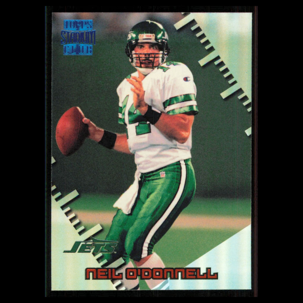 Neil ODonnell #320 1996 Topps Stadium Club New York Jets Football Card NFL NM
