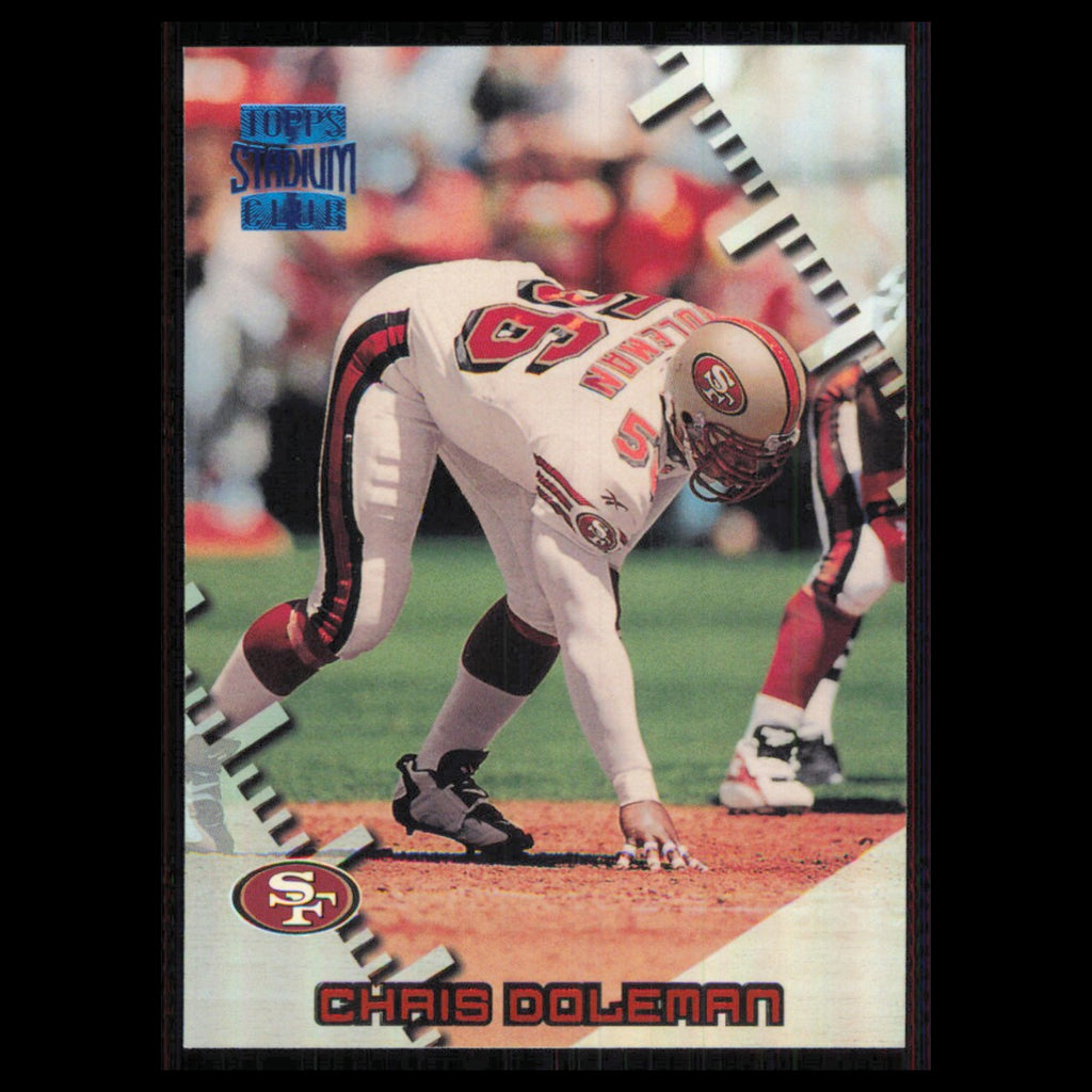 Chris Doleman #327 1996 Topps Stadium Club San Francisco 49ers Football Card NFL