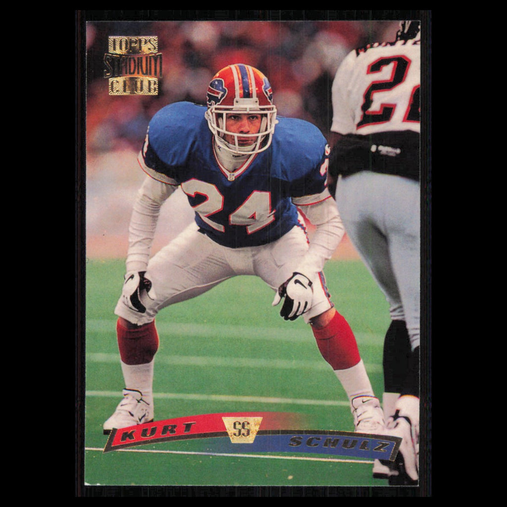 Kurt Schulz #206 1996 Topps Stadium Club Buffalo Bills Football Card NFL NM