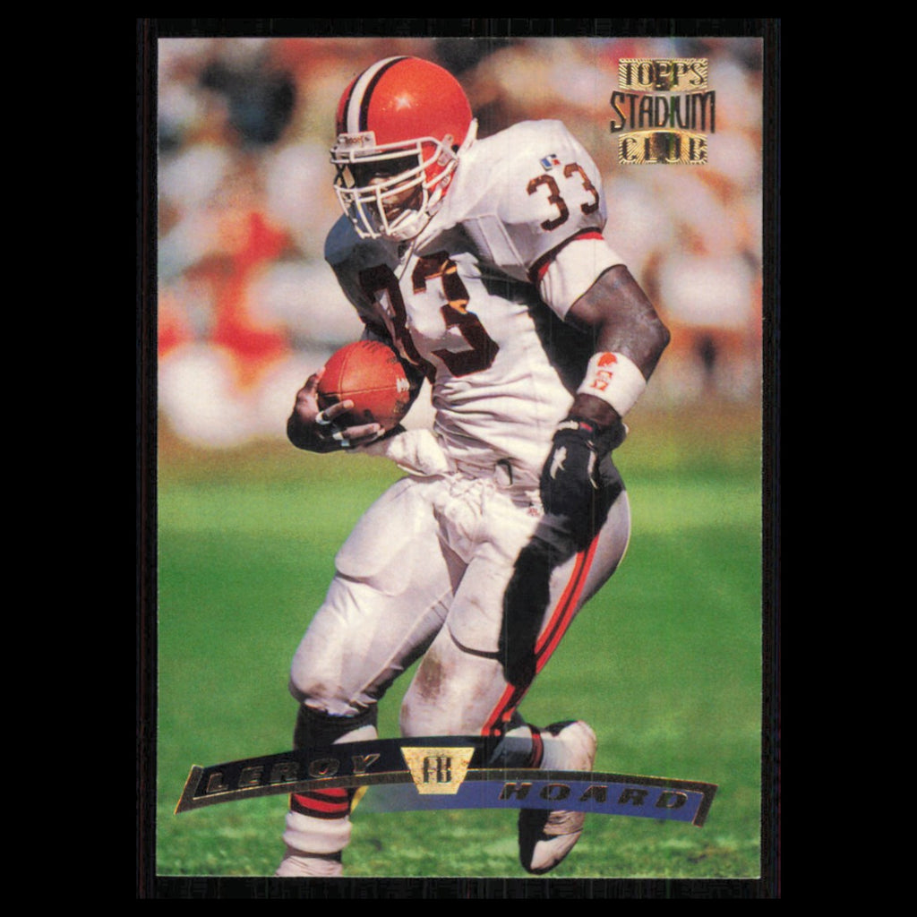 Leroy Hoard #251 1996 Topps Stadium Club Baltimore Ravens Football Card NFL NM