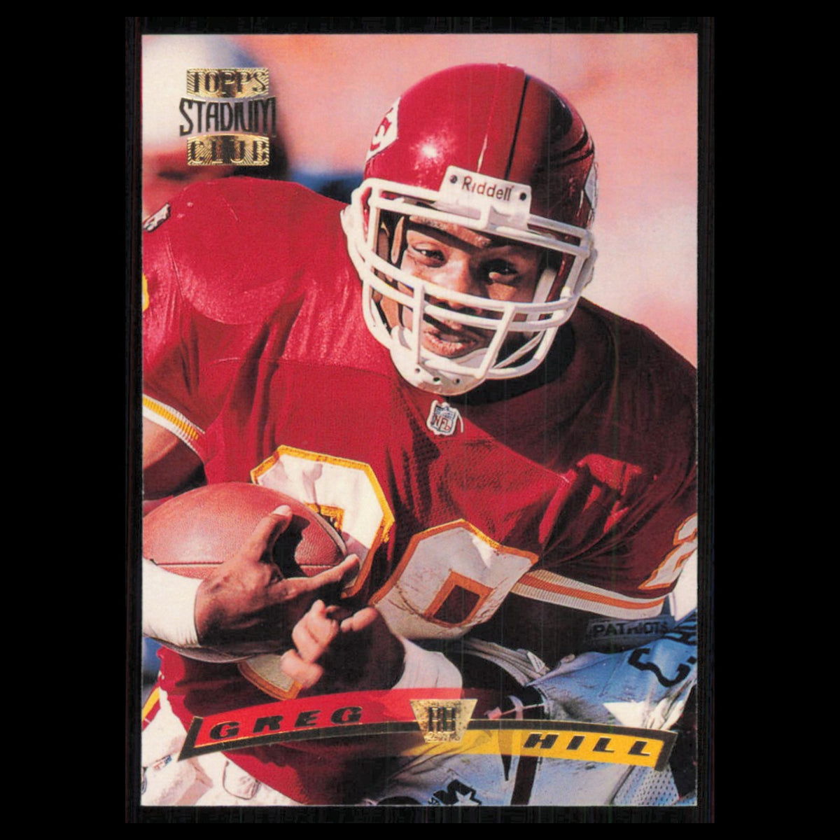 Greg Hill #247 1996 Topps Stadium Club Kansas City Chiefs Football Card NFL NM