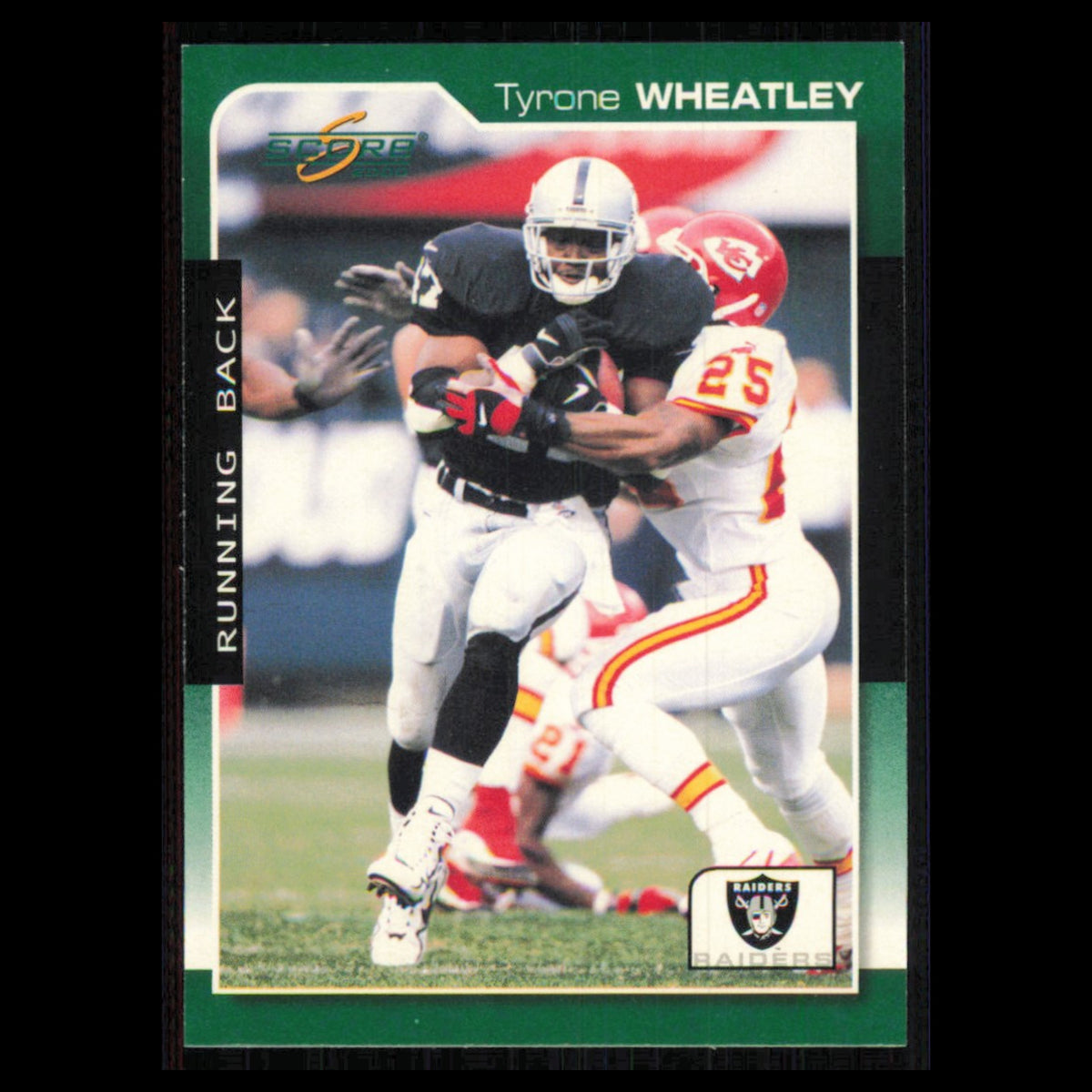 Tyrone Wheatley #144 2000 Score Oakland Raiders Football Card NFL NM