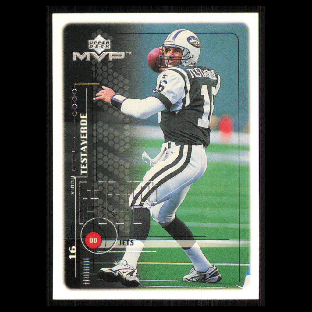 Vinny Testaverde #127 1999 Upper Deck MVP New York Jets Football Card NFL NM