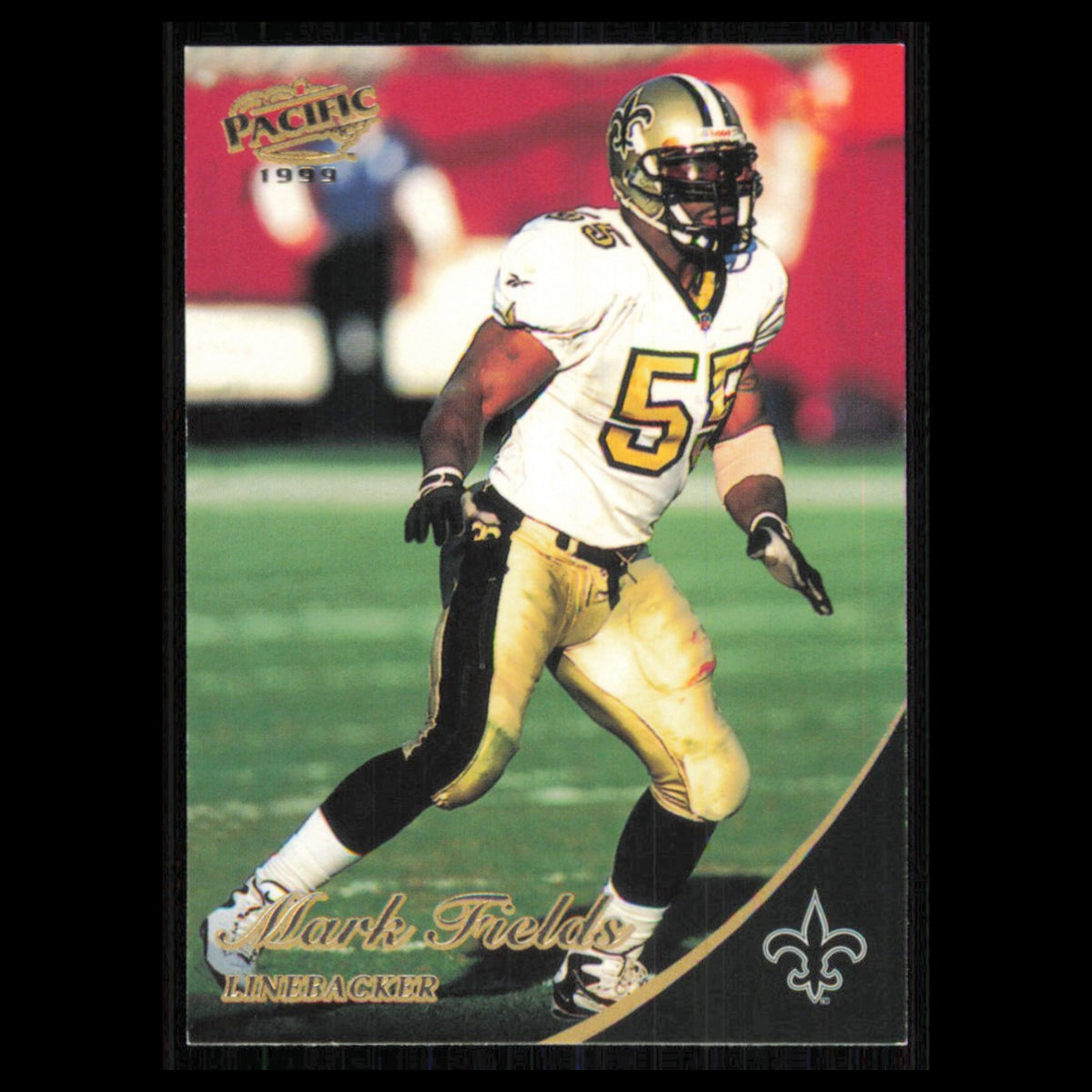 Mark Fields #254 1999 Pacific New Orleans Saints Football Card NFL NM