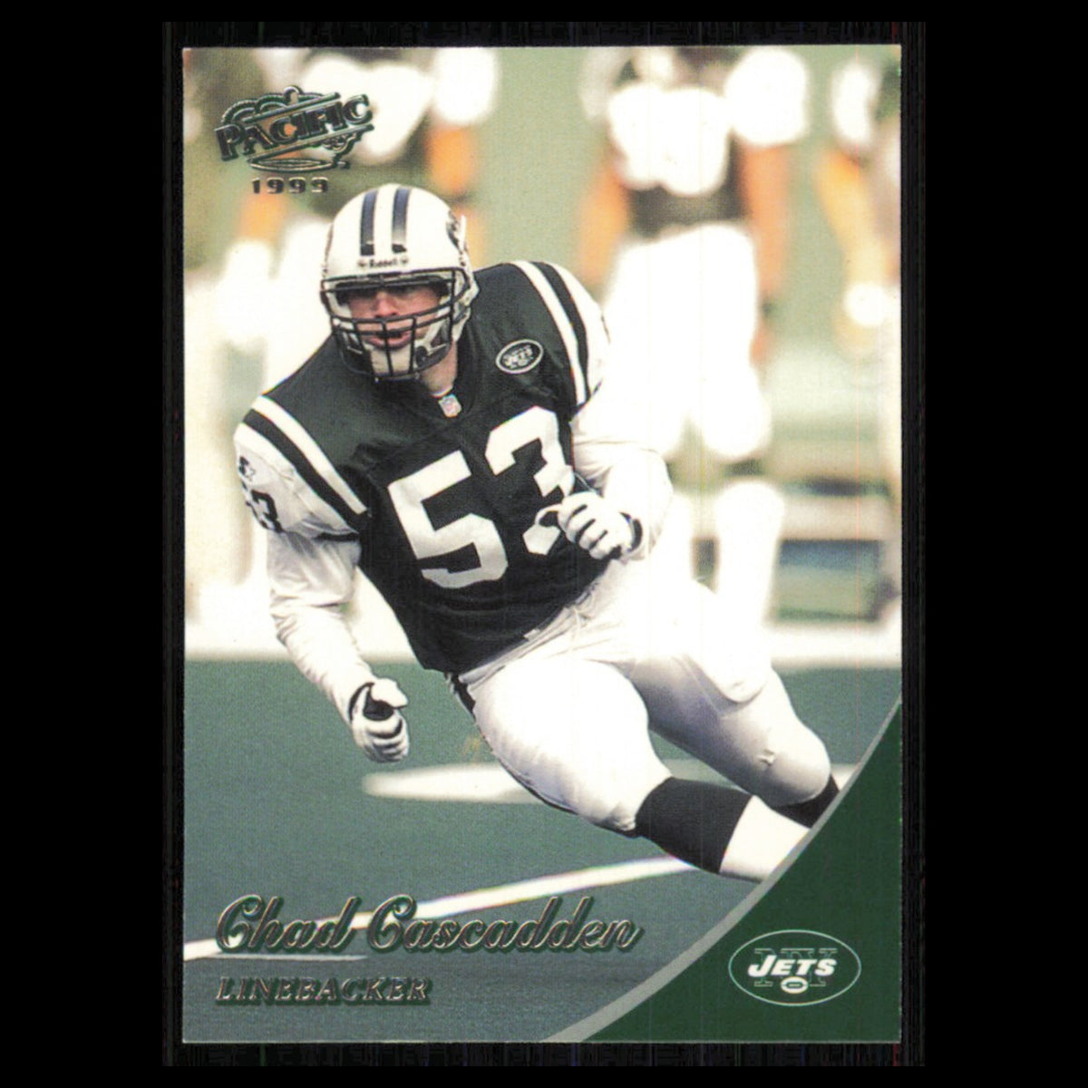 Chad Cascadden #278 1999 Pacific New York Jets Football Card NFL NM