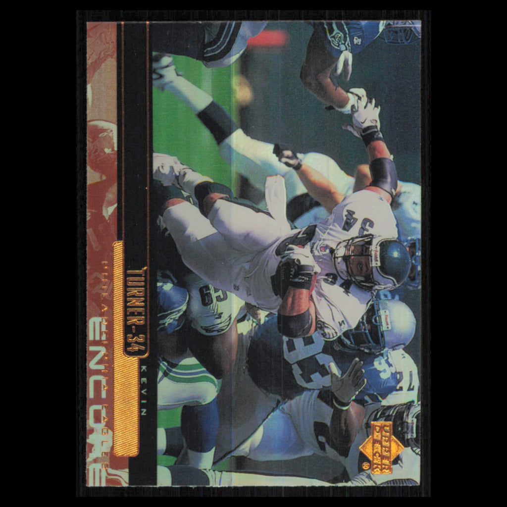 Kevin Turner #131 1999 Upper Deck Encore Philadelphia Eagles Football Card NFL
