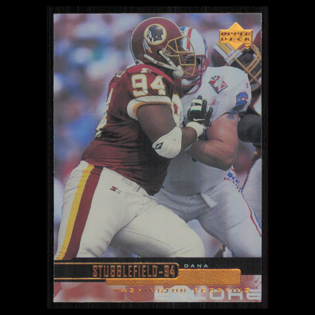 Dana Stubblfield #179 1999 Upper Deck Encore Washington Redskins Football Card