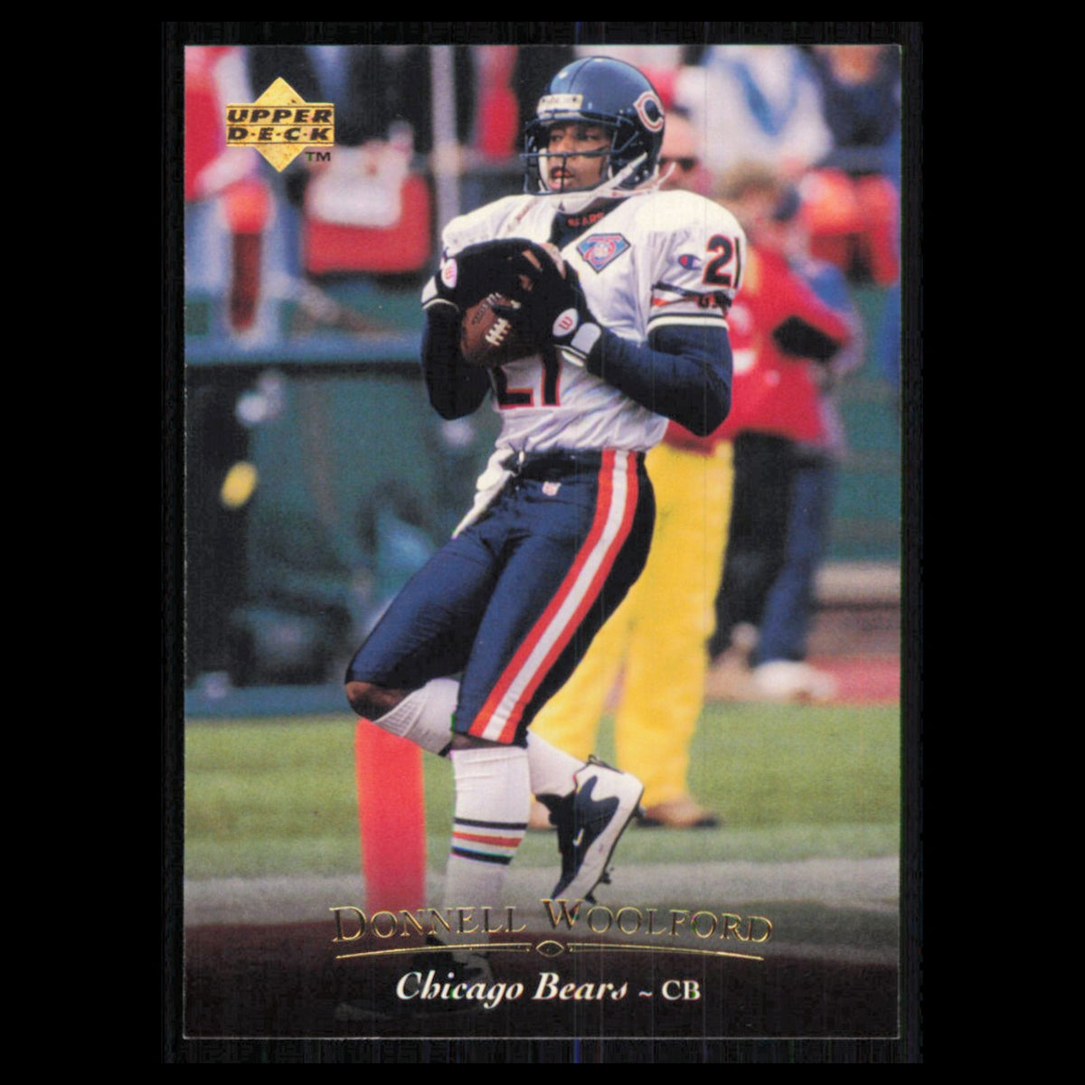 Donnell Woolford #93 1995 Upper Deck Chicago Bears Football Card NFL NM