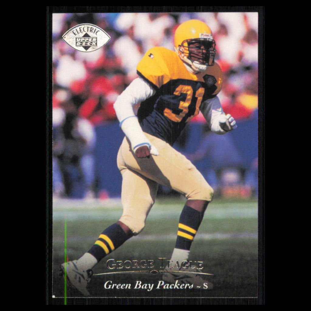 George Teague #179 1995 Upper Deck Electric Green Bay Packers Football Card NFL