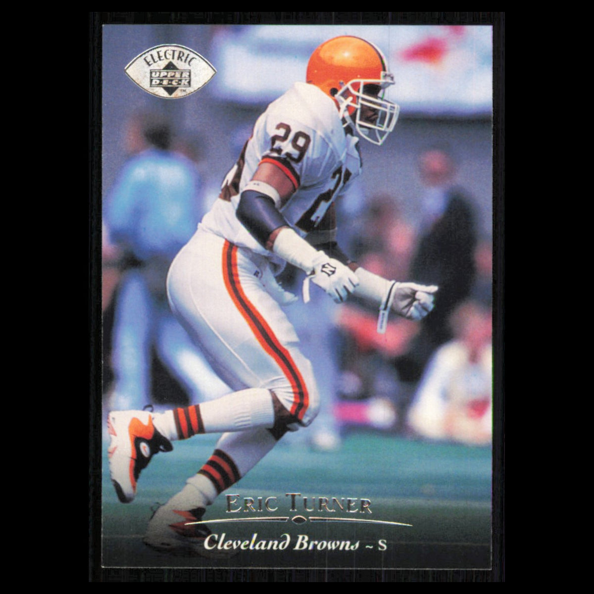 Eric Turner #163 1995 Upper Deck Electric Cleveland Browns Football Card NFL NM