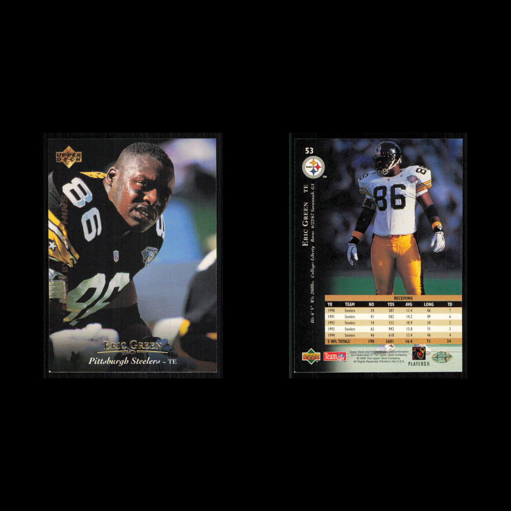 Eric Green #53 1995 Upper Deck Miami Dolphins Football Card NFL NM