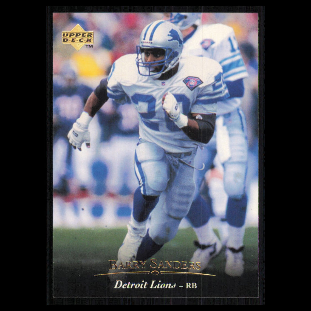 Barry Sanders #94 1995 Upper Deck Detroit Lions Football Card NFL NM
