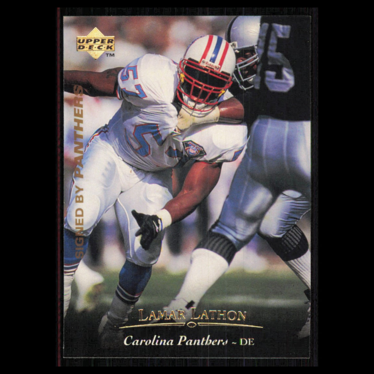 Lamar Lathon #292 1995 Upper Deck Carolina Panthers Football Card NFL NM