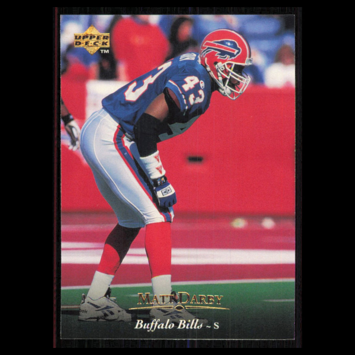 Matt Darby #269 1995 Upper Deck Buffalo Bills Football Card NFL NM