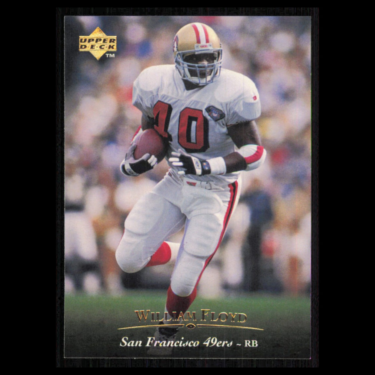 William Floyd #268 1995 Upper Deck San Francisco 49ers Football Card NFL NM