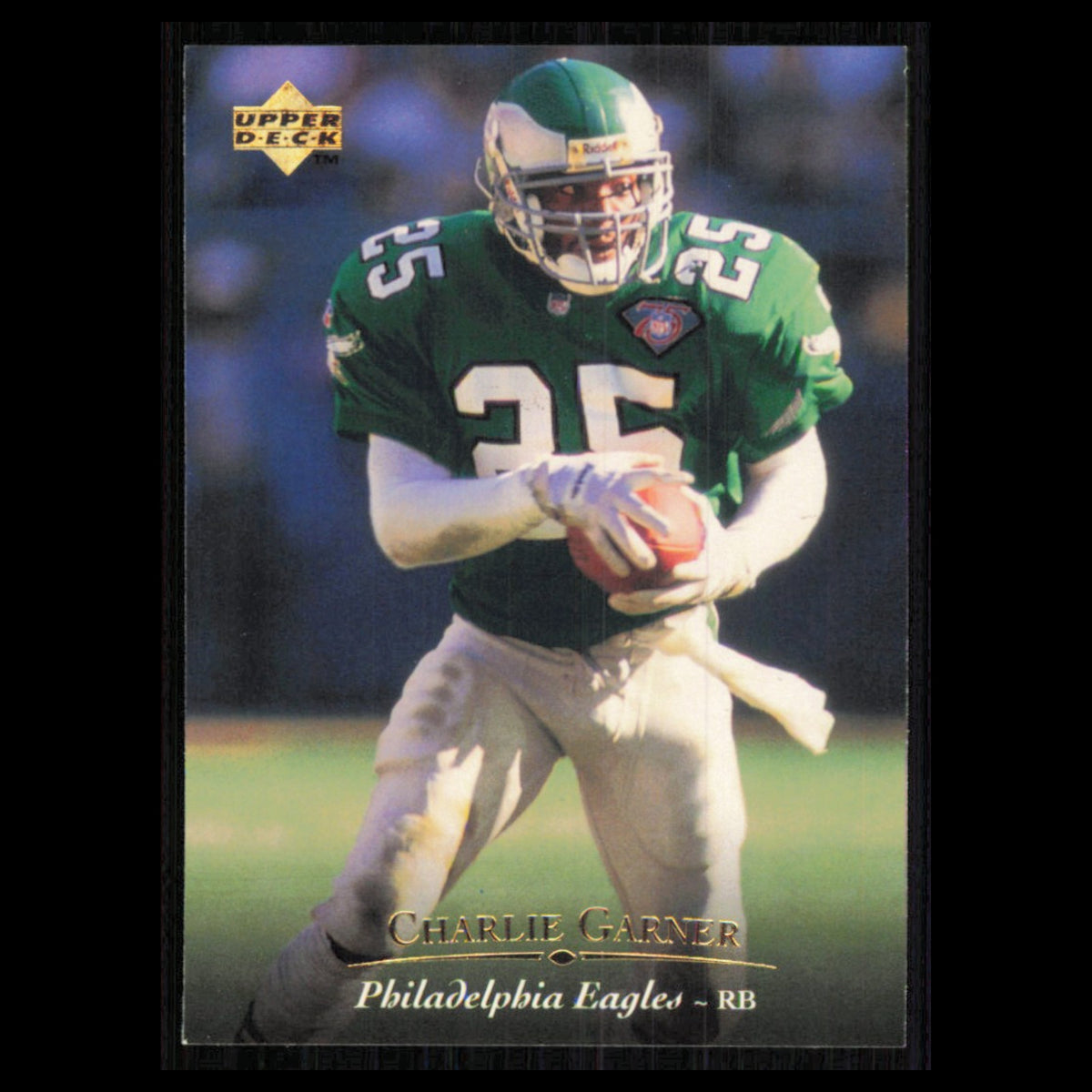 Charlie Garner #146 1995 Upper Deck Philadelphia Eagles Football Card NFL NM