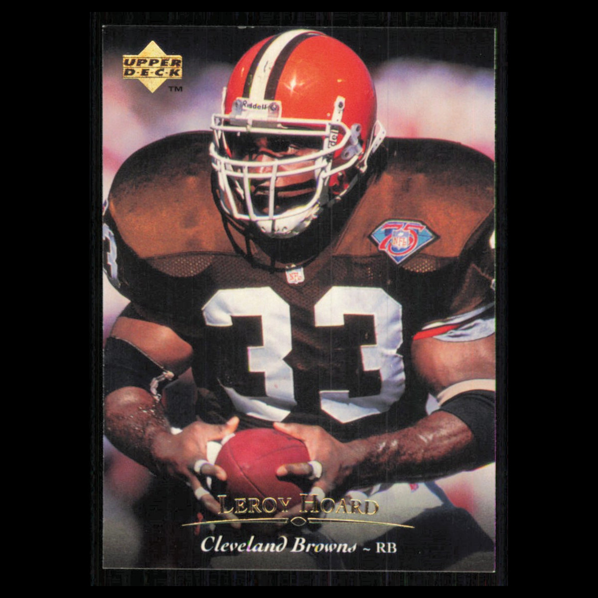 Leroy Hoard #135 1995 Upper Deck Cleveland Browns Football Card NFL NM