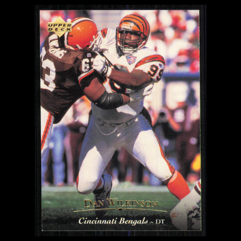 Dan Wilkinson #134 1995 Upper Deck Cincinnati Bengals Football Card NFL NM