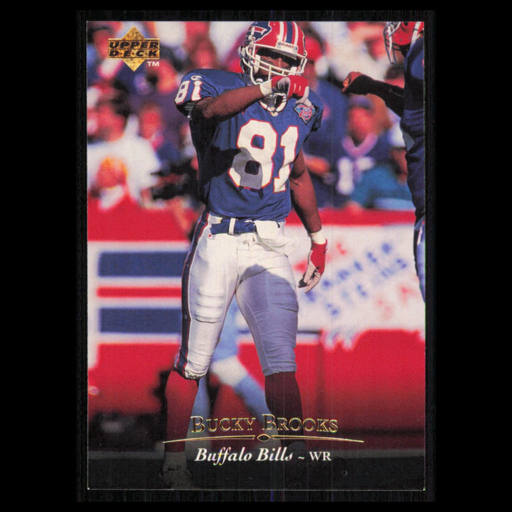 Bucky Brooks #213 1995 Upper Deck Buffalo Bills Football Card NFL NM