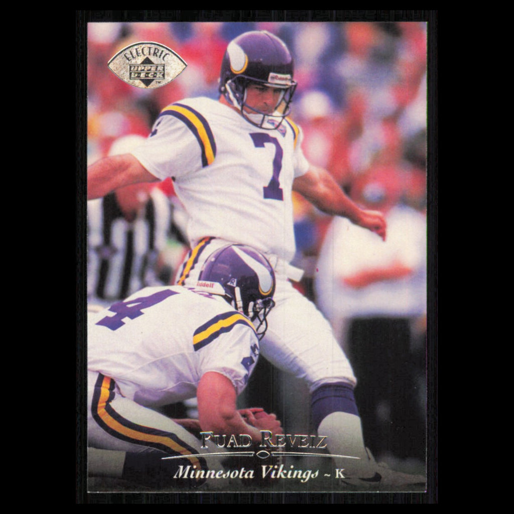 Fuad Reveiz #204 1995 Upper Deck Electric Minnesota Vikings Football Card NFL NM