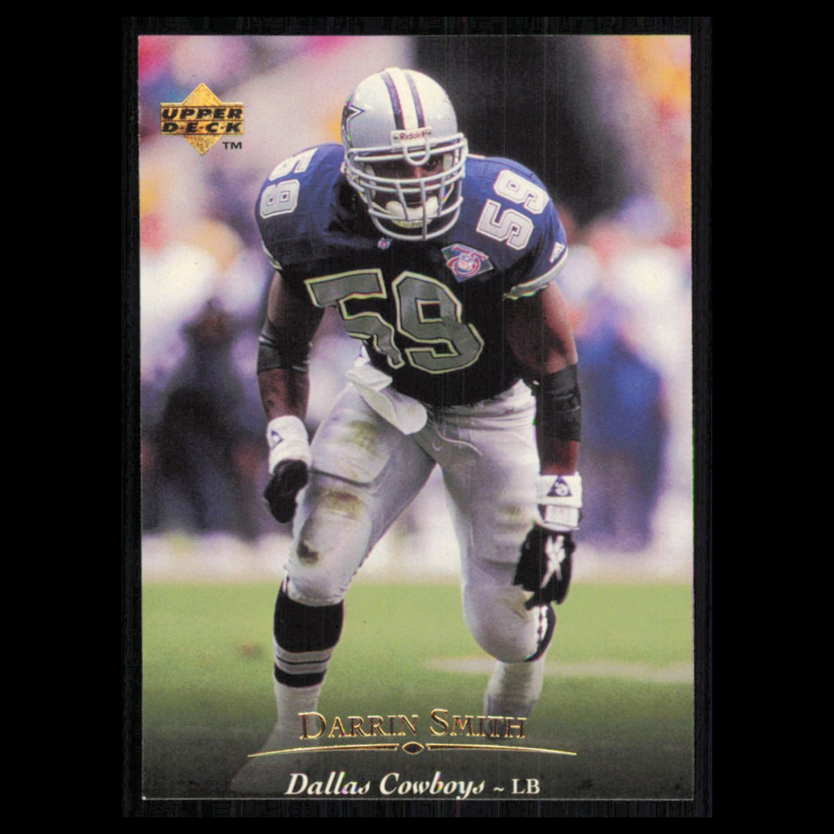 Darrin Smith #228 1995 Upper Deck Dallas Cowboys Football Card NFL NM
