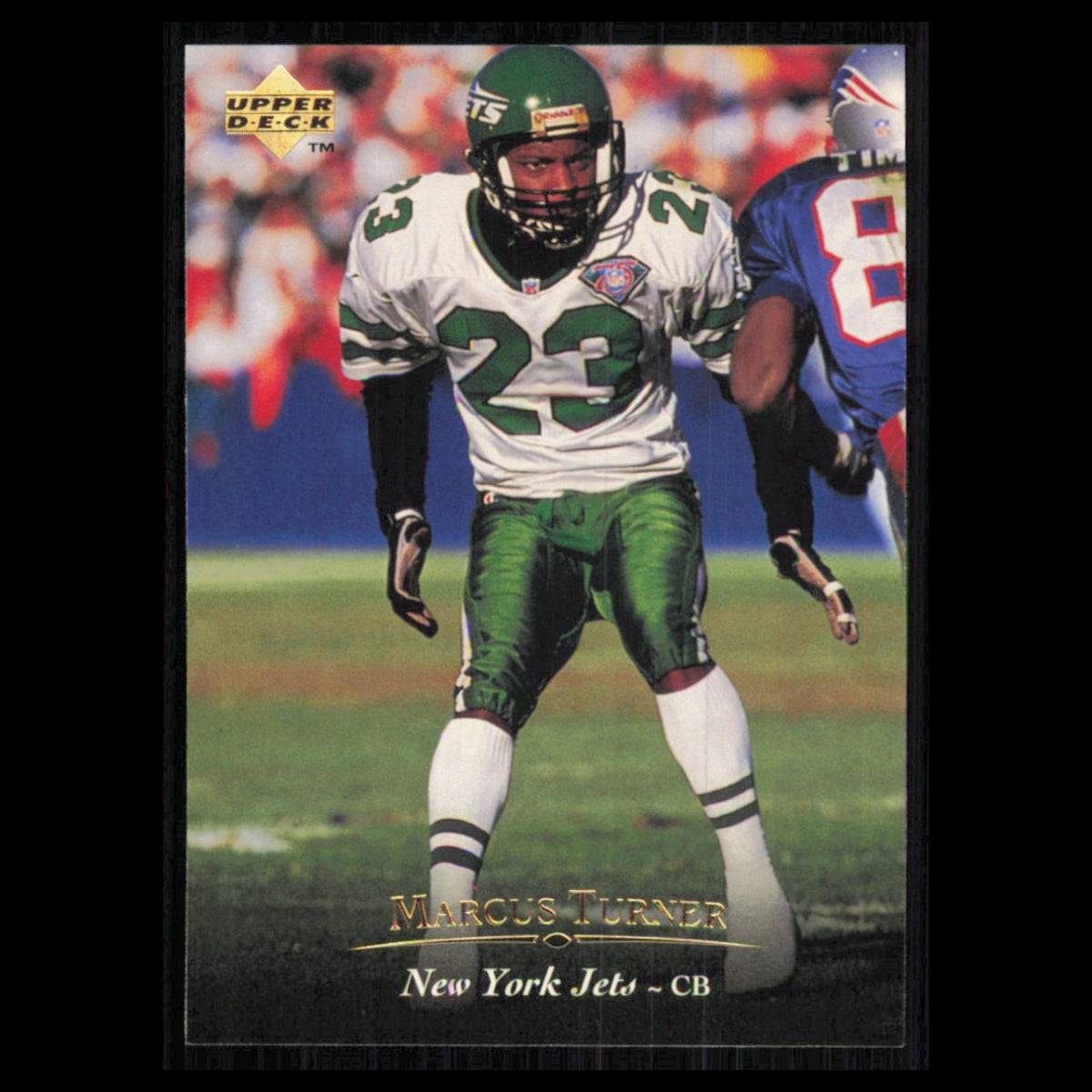 Marcus Turner #217 1995 Upper Deck New York Jets Football Card NFL NM