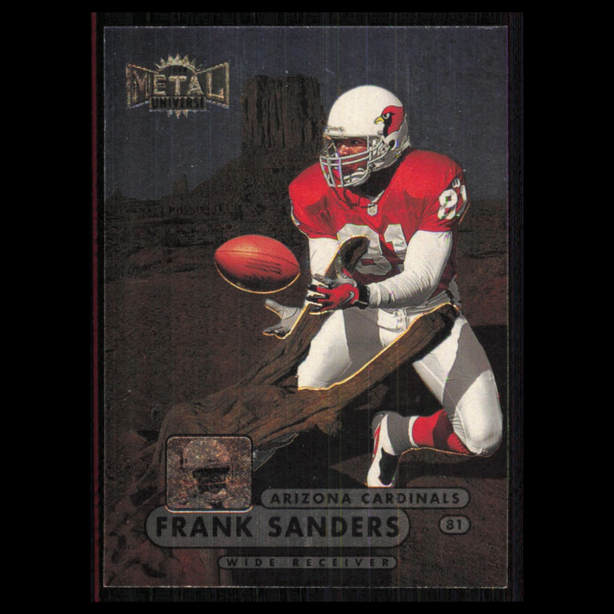 Frank Sanders #159 1998 Metal Universe Arizona Cardinals Football Card NFL NM