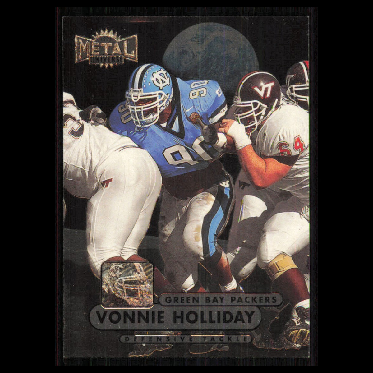 Vonnie Holliday Rookie #197 1998 Metal Universe Green Bay Packers Football Card