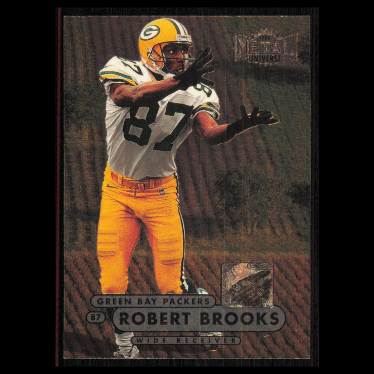 Robert Brooks #148 1998 Metal Universe Green Bay Packers Football Card NFL NM