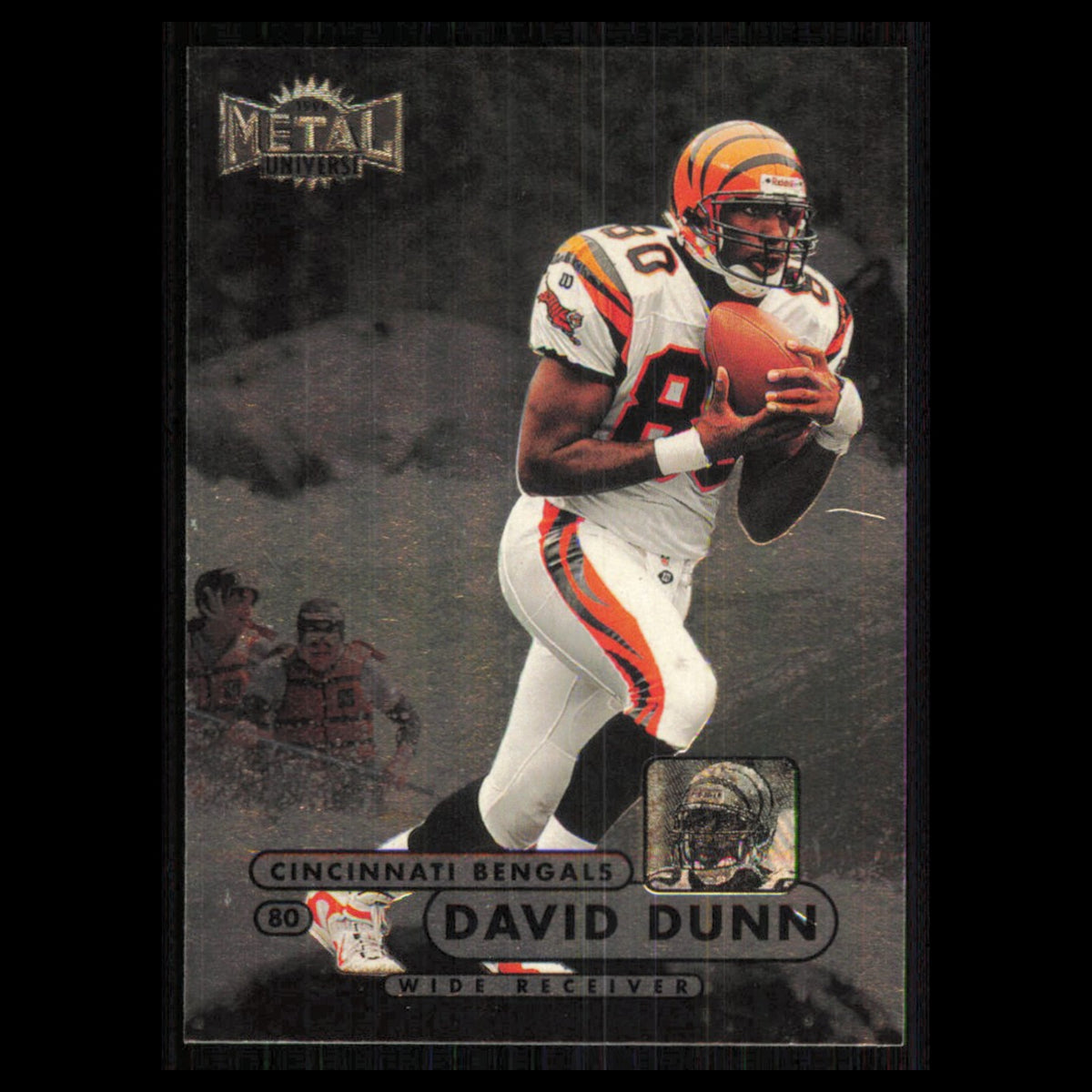David Dunn #98 1998 Metal Universe Cincinnati Bengals Football Card NFL NM