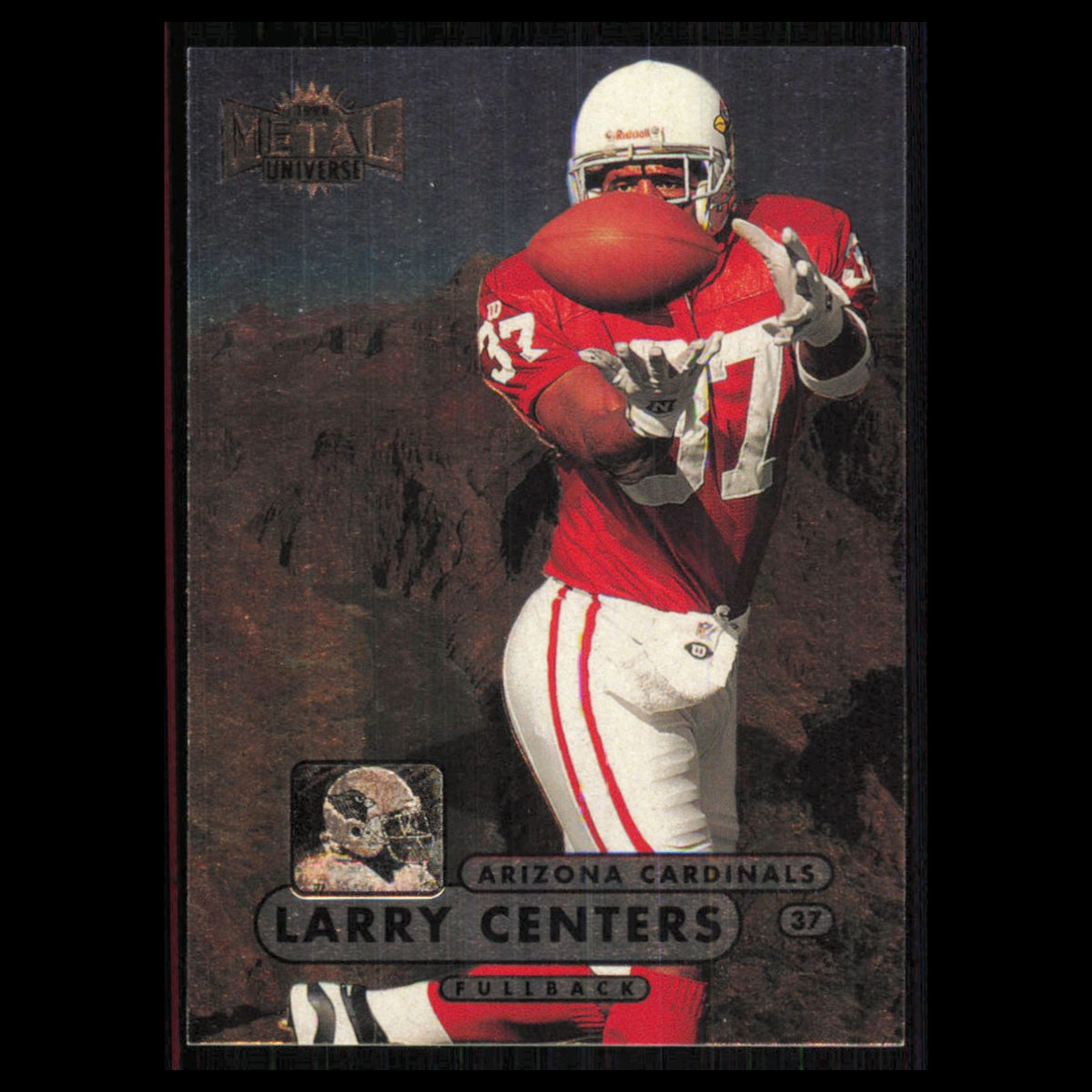 Larry Centers #48 1998 Metal Universe Arizona Cardinals Football Card NFL NM