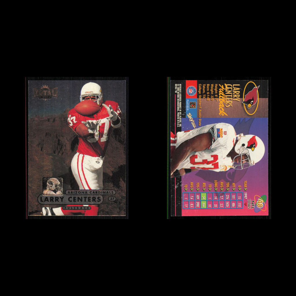 Larry Centers #48 1998 Metal Universe Arizona Cardinals Football Card NFL NM