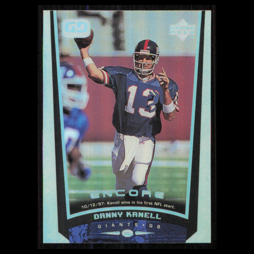 Danny Kanell #101 1998 Upper Deck Encore New York Giants Football Card NFL NM