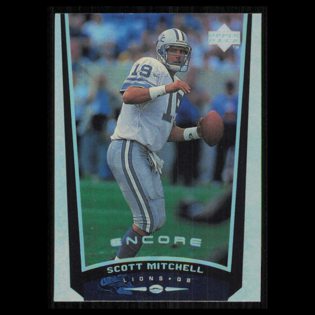 Scott Mitchell #68 1998 Upper Deck Encore Detroit Lions Football Card NFL NM